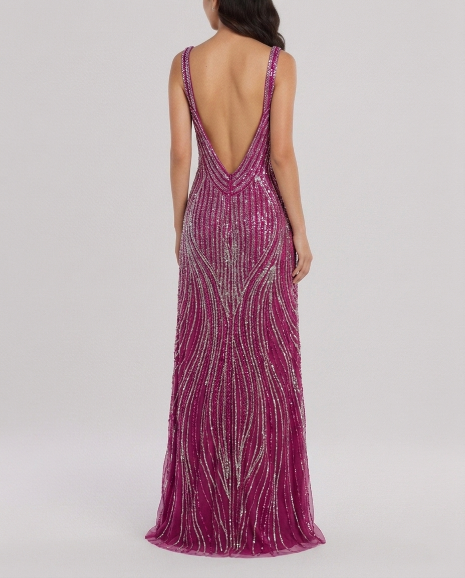 Vestido Magenta Aurora