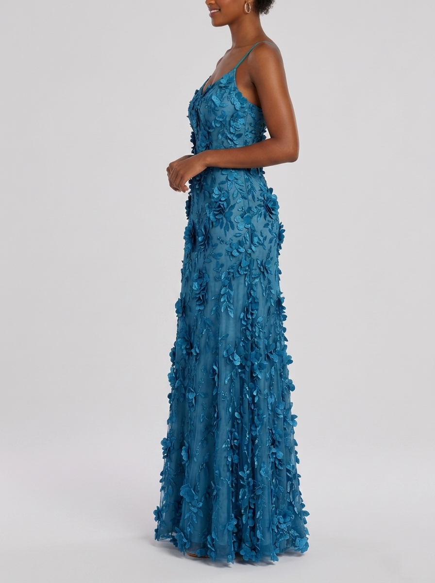 Vestido Azzurro Jardim