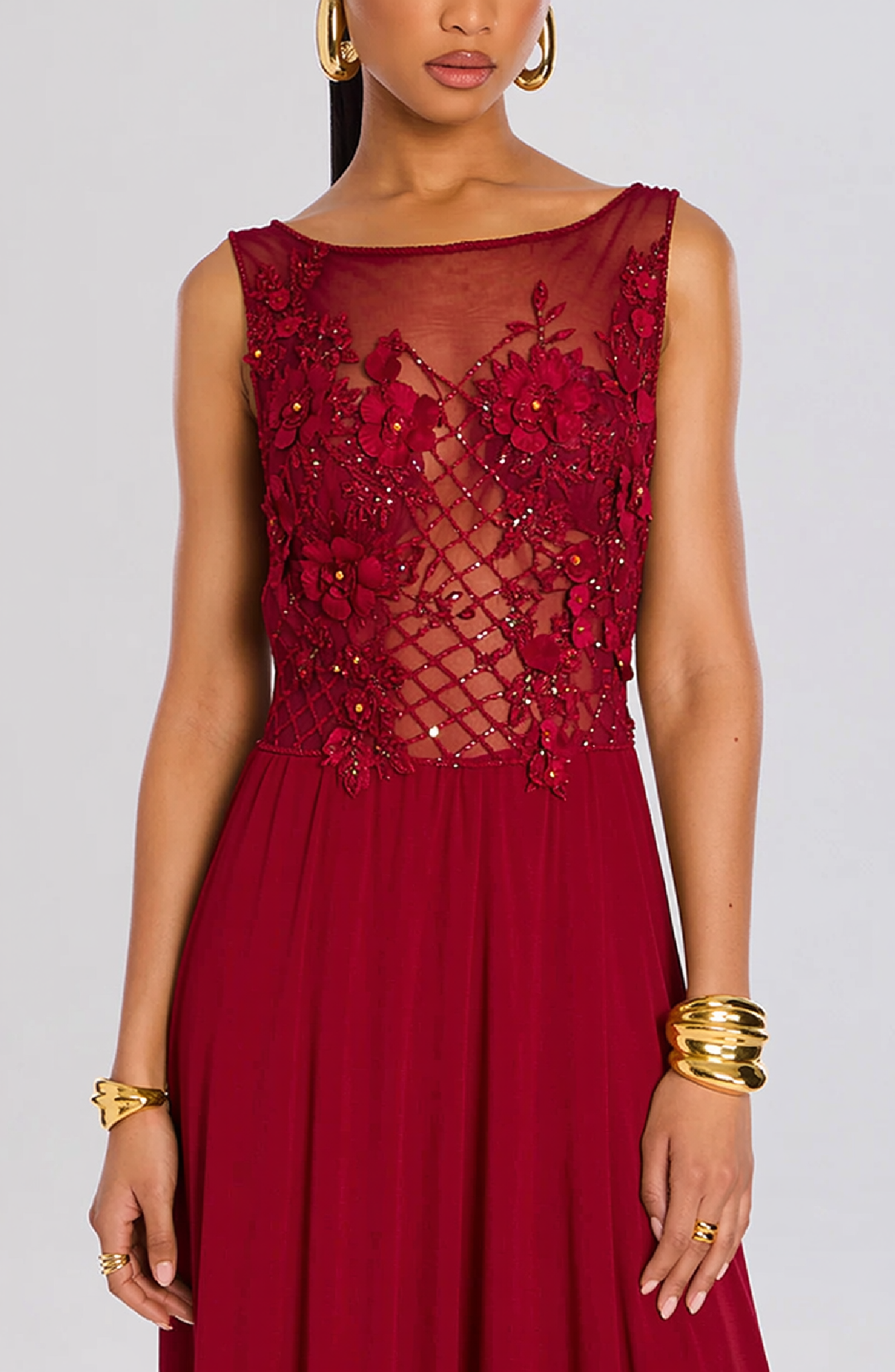 Vestido Amarílis Vermelho