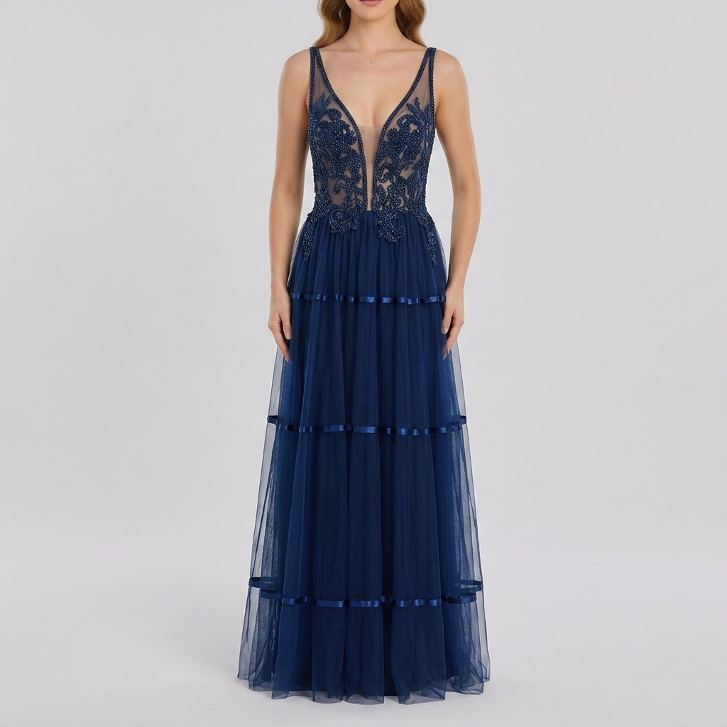 Vestido Imperial Blue