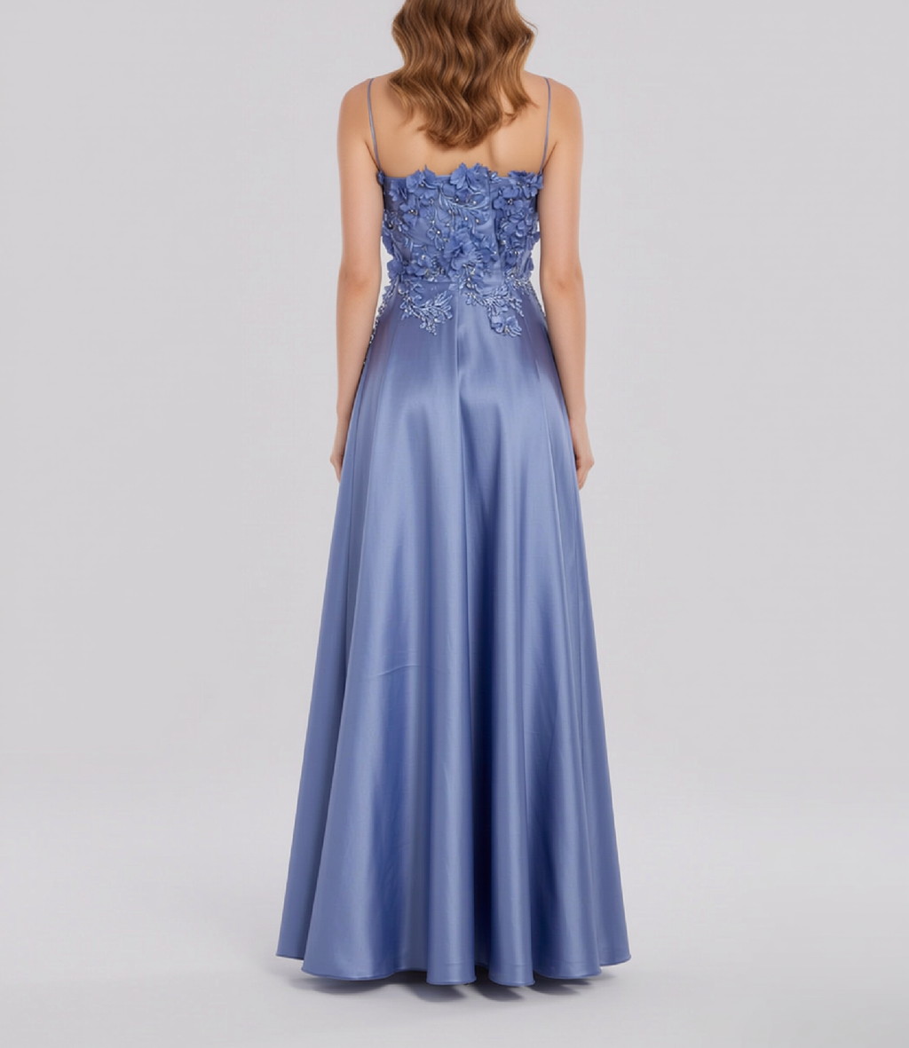 Vestido Celeste Royale