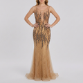 Vestido Chama Dourada