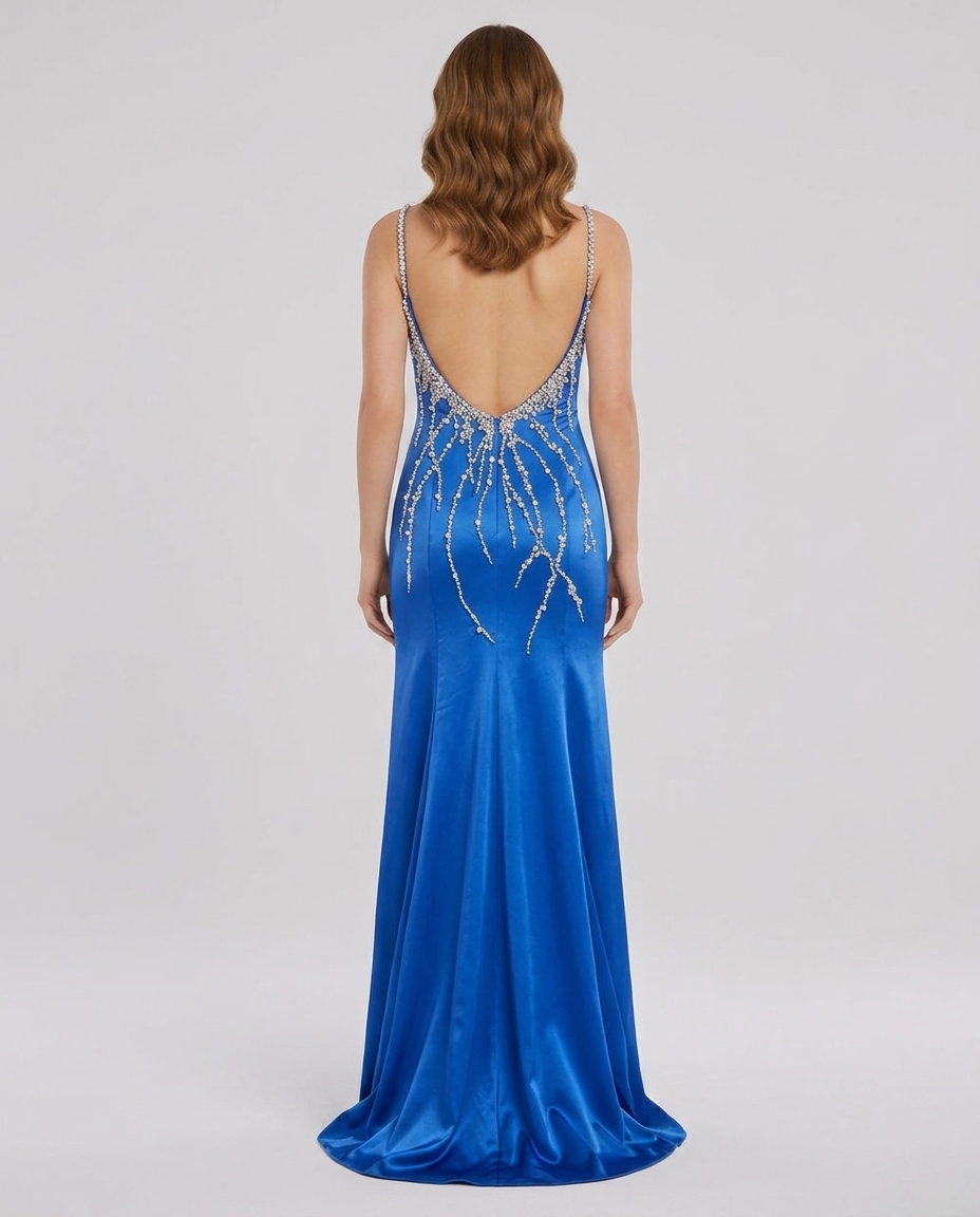 Vestido Azul Pérola